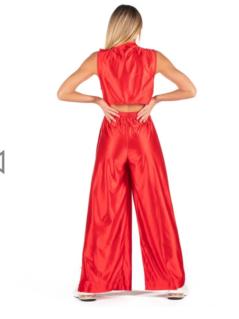 NIKE SPORTSWEAR ICON CLASH WOMEN'S JUMPSUIT BV3004-657 Red size L - Picture 2 of 14